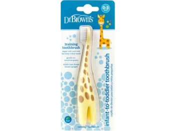 Zdjęcie produktu Dr Brown’s Szczoteczka do zębów dla dzieci 0-3 lat Żyrafa, sprzęt medyczny