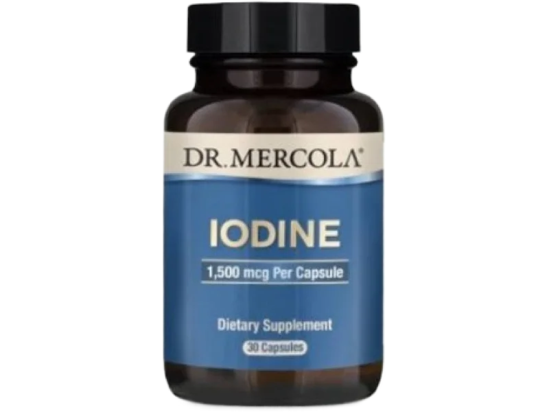DR.MERCOLA Iodine – Jod, kapsułki, 1,5 mg