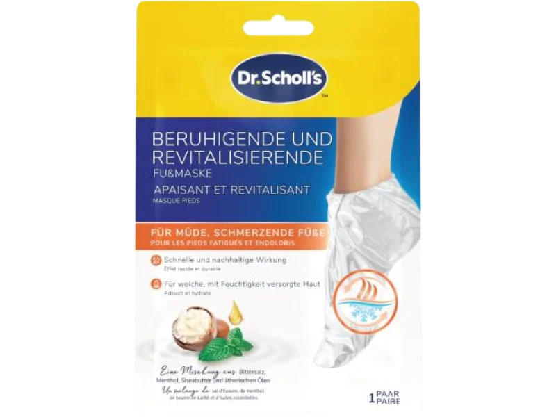 Dr. Scholl’s Maska do stóp kojąco-rewitalizująca