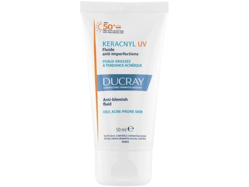 DUCRAY KERACNYL UV Fluid przeciw niedoskonałościom SPF50+