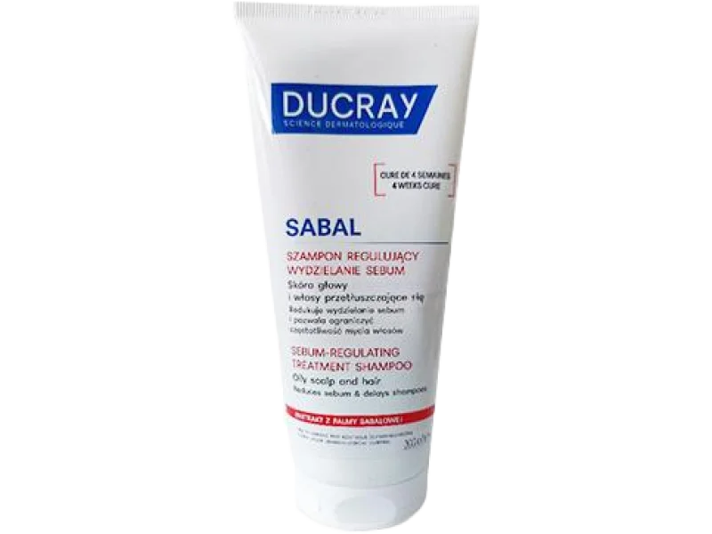 Ducray Sabal Szampon regulujący wydzielanie sebum