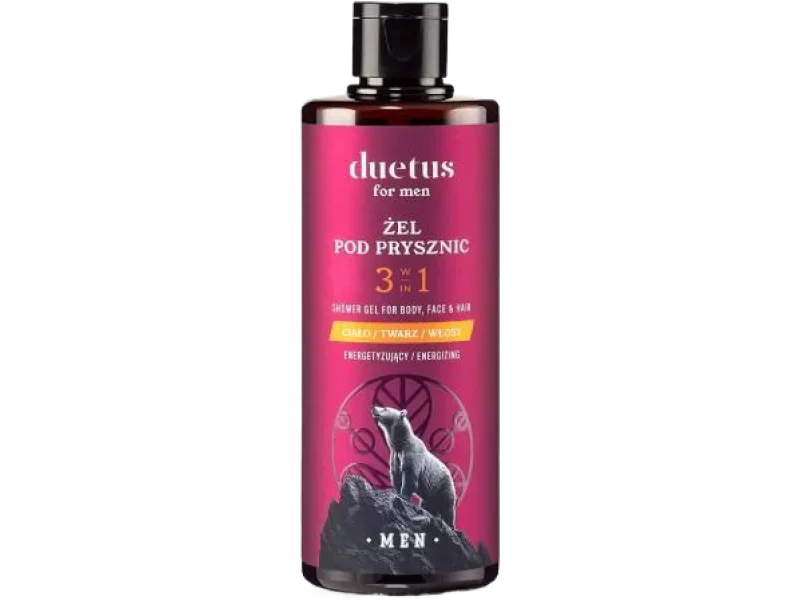 DUETUS for Men Energetyzujący żel pod prysznic dla mężczyzn 3w1