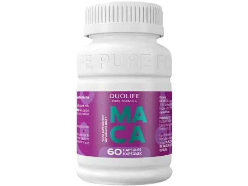 DuoLife Maca KRÓTKA DATA 30.10.2025, kapsułki, 300 mg