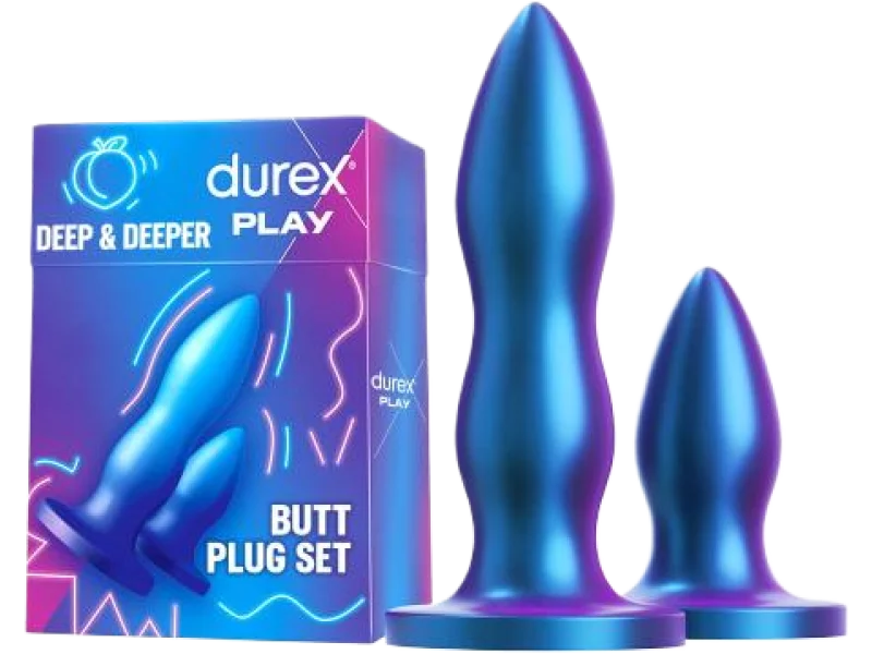 DUREX Play Deep & Deeper Zestaw korków analnych, zatyczki