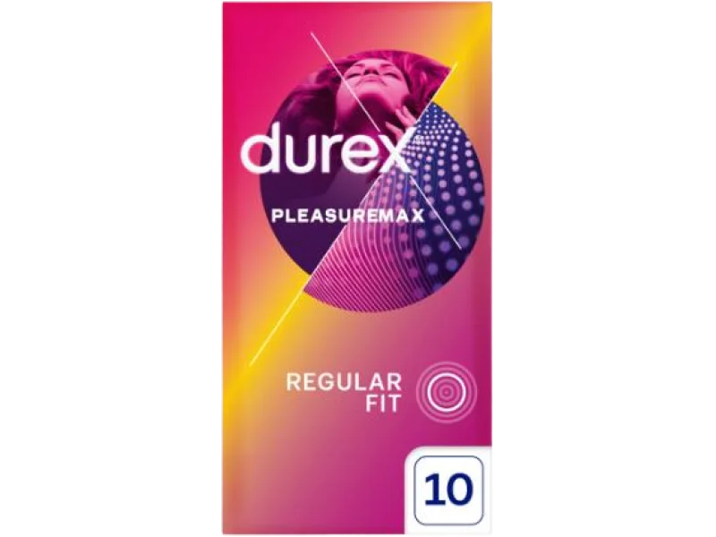 DUREX Pleasuremax Prezerwatywy z prążkami i wypustkami
