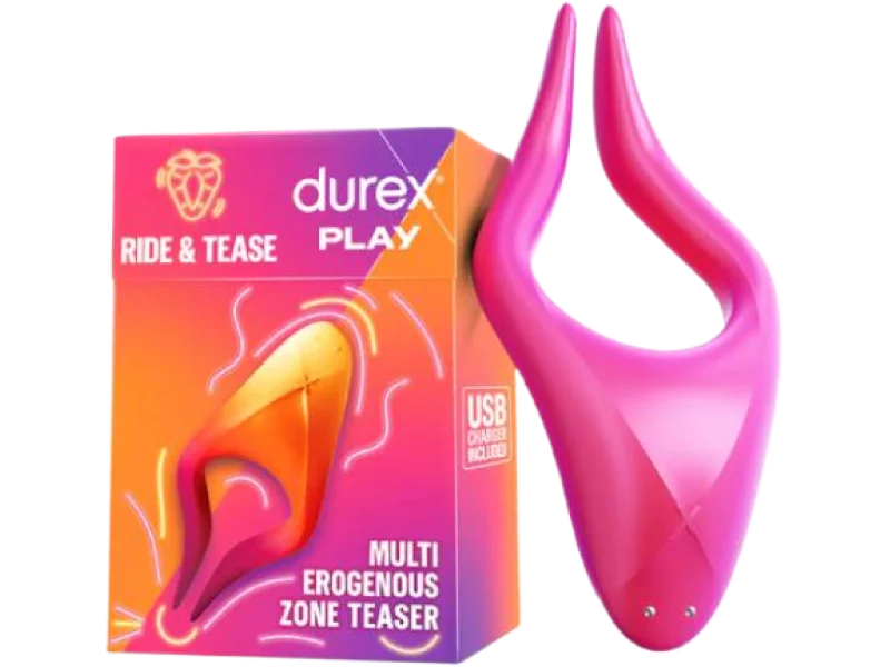 DUREX Ride & Tease Wibrujący multistymulator stref erogennych, sprzęt medyczny