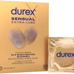 DUREX Sensual Extra Lube Supercienkie prezerwatywy dodatkowo nawilżane