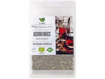 Zdjęcie produktu EcoBlik Herbatka ziołowa Dziurawiec liść ekologiczny, zioła do zaparzania