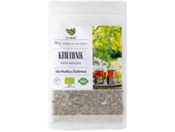 Zdjęcie produktu EcoBlik Herbatka ziołowa Krwawnik liść ekologiczny, zioła do zaparzania