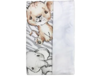 Zdjęcie produktu EGA KIDS Pielucho-ceratka flanelowa Safari Śpiące zwierzątka, sprzęt medyczny