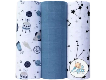 Zdjęcie produktu EGA KIDS Pieluszki muślinowe 60x80cm zestaw nr 35 (6377), środki chłonne