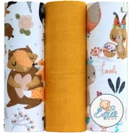 EGA KIDS Pieluszki muślinowe Premium 60x80cm zestaw nr 1 (1136), środki chłonne