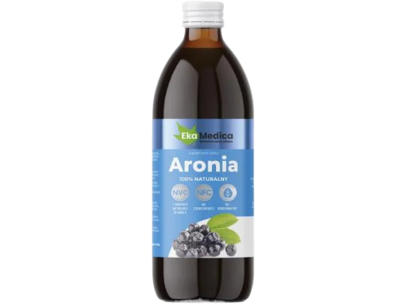 Eka Aronia NFC, sok z aronii z witaminą C, płyn doustny