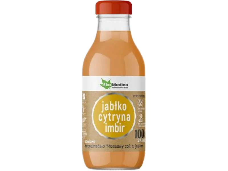 EkaMedica Jabłko cytryna imbir, płyn, 75 mg