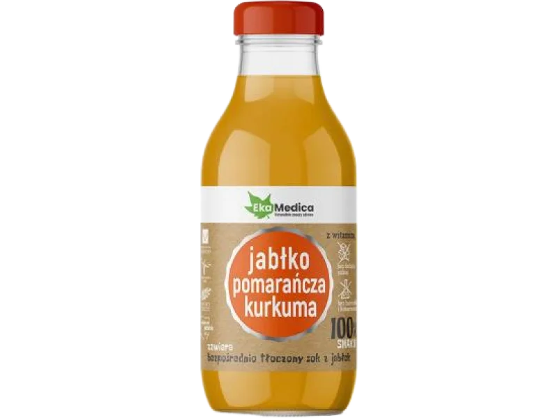 EkaMedica Jabłko pomarańcza kurkuma, płyn, 75 mg
