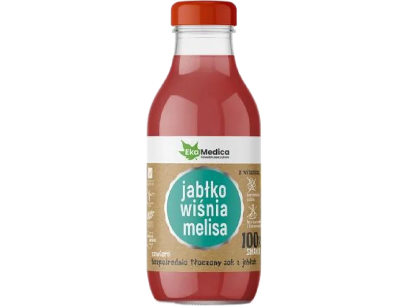 EkaMedica Jabłko wiśnia melisa, płyn