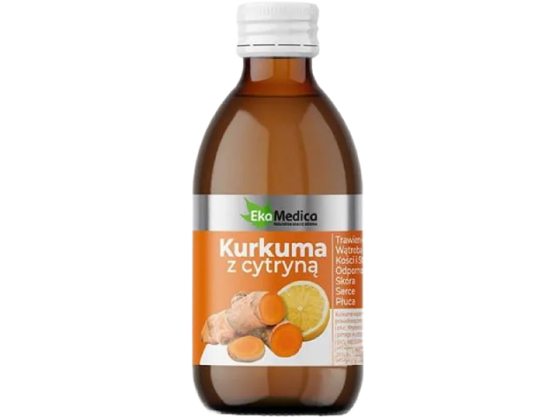 EkaMedica Kurkuma z cytryną, płyn