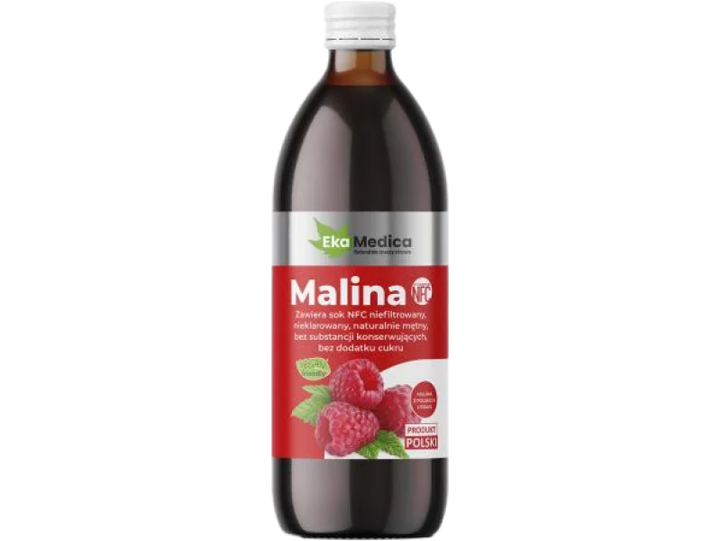 EkaMedica MALINA sok NFC 100%, płyn