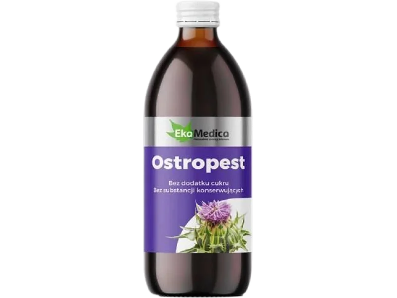 Ekamedica Ostropest sok 100%, płyn, 40 mg