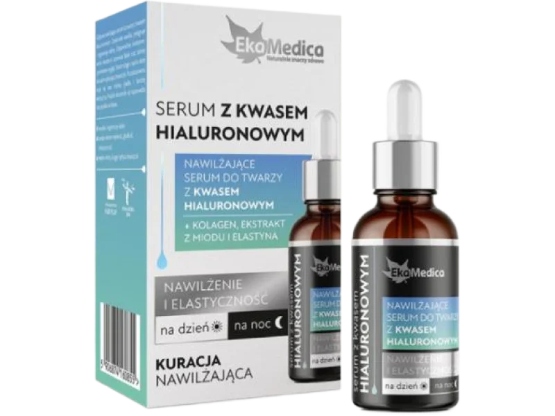 EkaMedica Serum do twarzy z kwasem hialuronowym