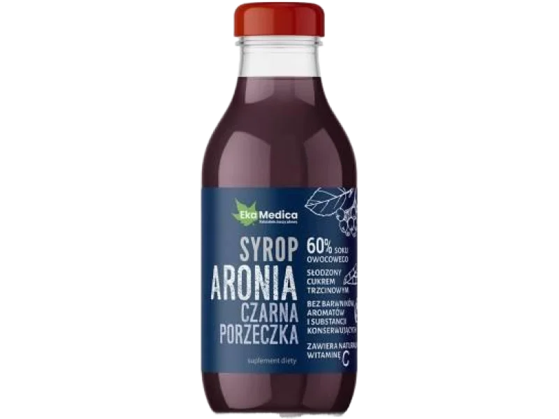 EKAMEDICA Syrop aronia czarna porzeczka