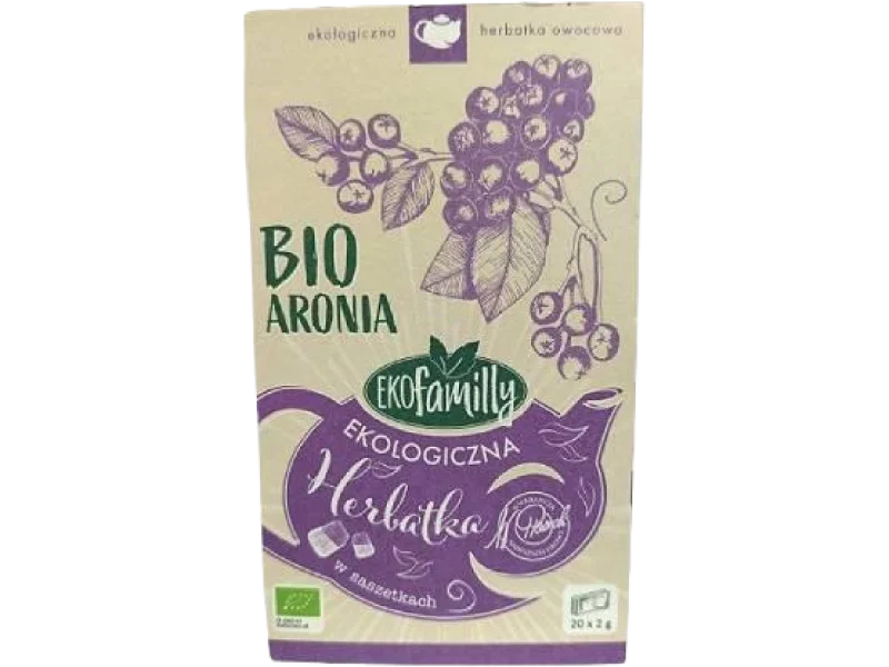 EKOFAMILLY Ekologiczna herbatka Bio Aronia, zioła do zaparzania