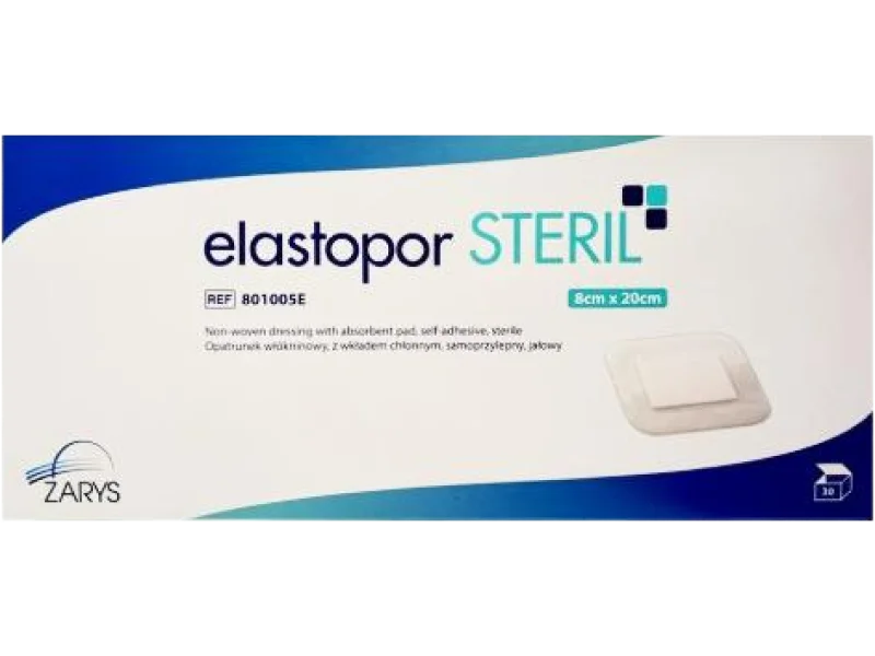 ELASTOPOR STERIL Opatrunek jałowy włókninowy samoprzylepny z wkładem chłonnym