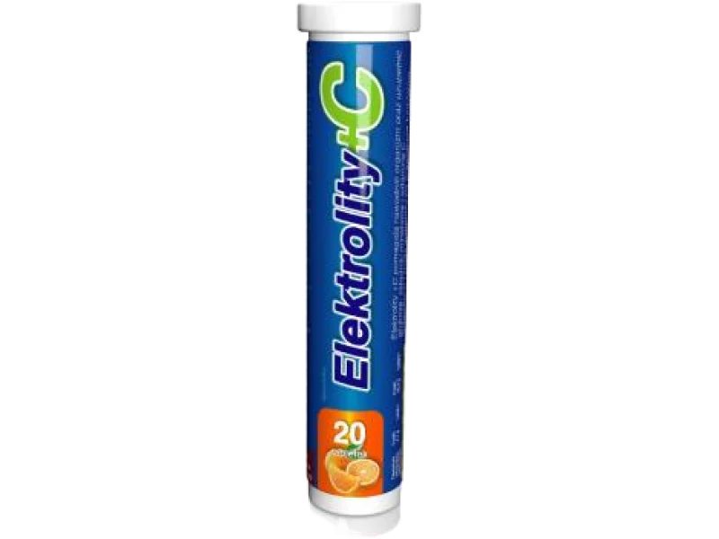 Elektrolity + C, tabletki musujące