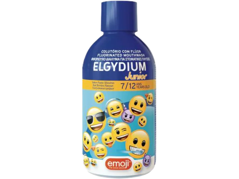 Elgydium Junior EMOJI Płyn do płukania jamy ustnej, płyn do jamy ustnej