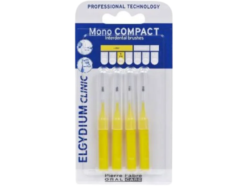 ELGYDIUM MONO COMPACT 2 szczoteczka międzyzębowa, sprzęt medyczny, 1,0 mm