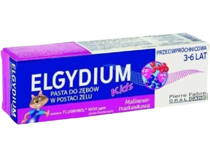 ELGYDIUM Pasta Dla Dzieci O Smaku Czerwonych Owoców, 1000 ppm