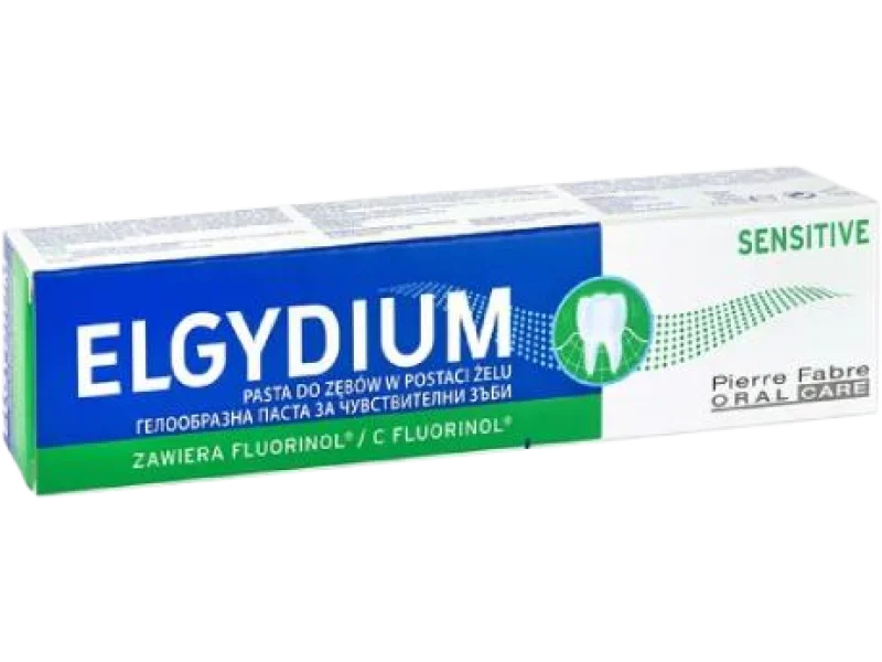 ELGYDIUM Sensitive pasta do zębów wrażliwych, żel
