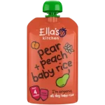 Ella’s Kitchen BIO Baby ryż, gruszka i brzoskwinia, puree