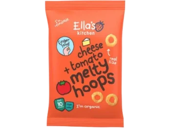 Zdjęcie produktu Ella’s Kitchen BIO chrupiące krążki z serem i pomidorami, chrupki
