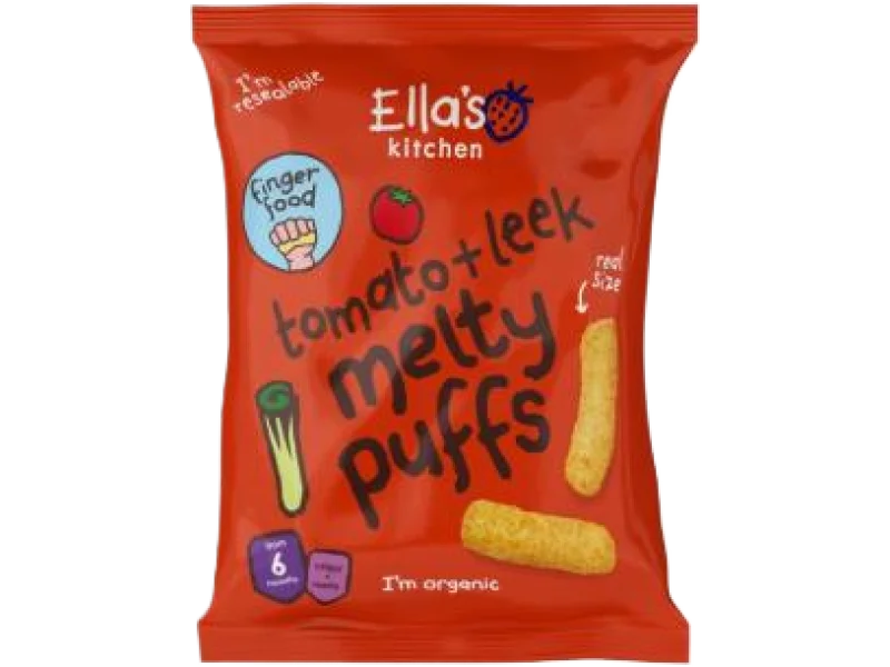 Ella’s Kitchen BIO Chrupki pomidorowe i por
