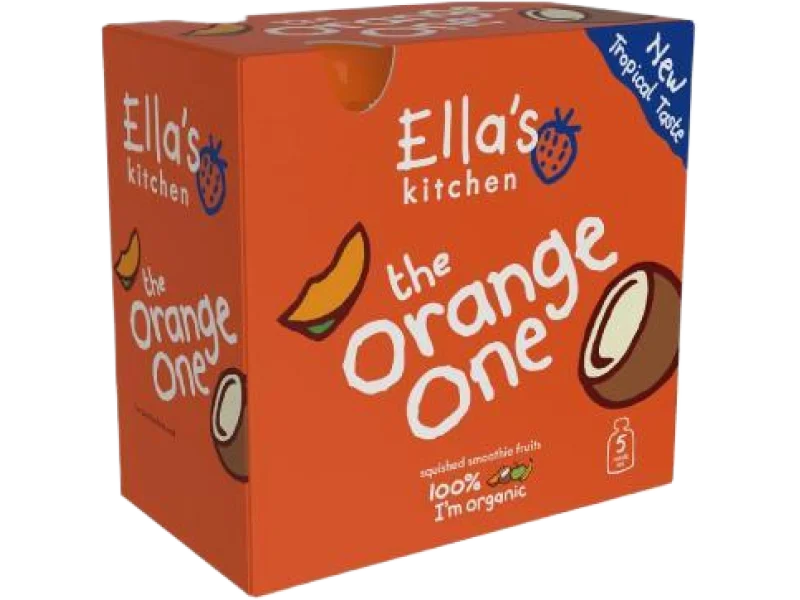 Ella’s Kitchen BIO ORANGE BIO Puree owocowe z mango, saszetki