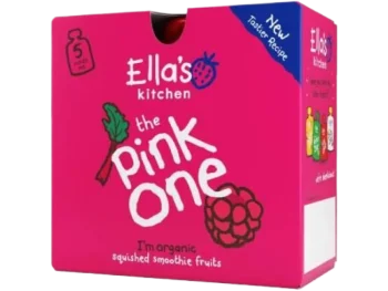 Zdjęcie produktu Ella’s Kitchen BIO PINK ONE smoothie owocowe z rabarbarem, saszetki