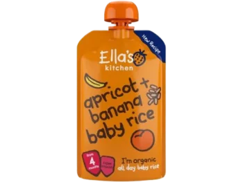 Zdjęcie produktu Ella’s Kitchen BIO Ryż dla dzieci, banan i morela, saszetki