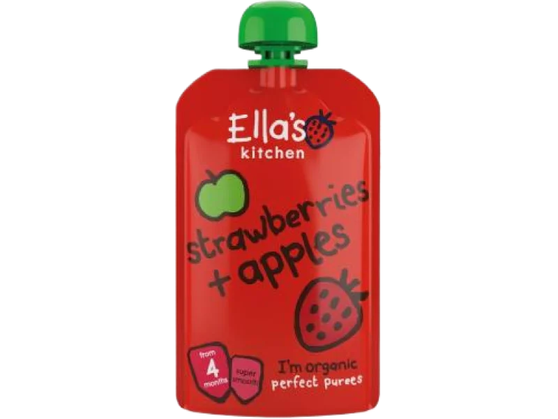 Ella’s Kitchen BIO Truskawka i jabłko, mus