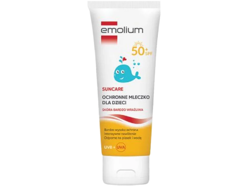 Emolium Suncare ochronne mleczko dla dzieci SPF50+