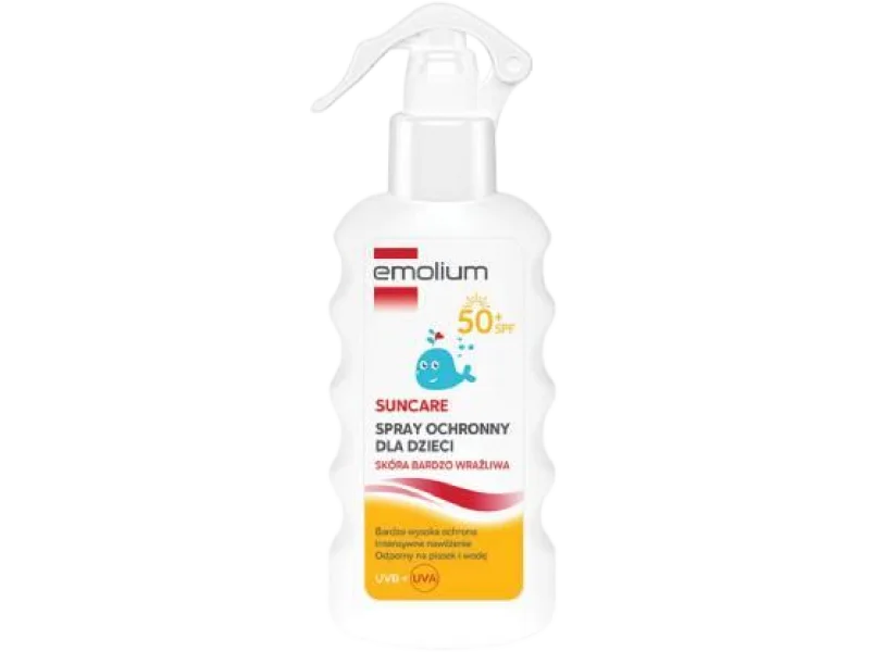 Emolium Suncare Spray dla dzieci ochronny SPF50+, SPF 50+