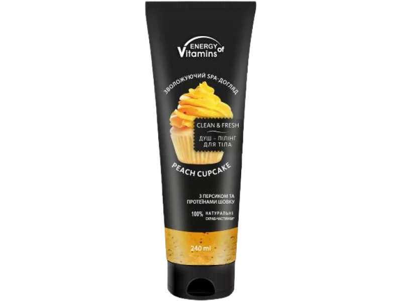 ENERGY OF VITAMINS Peeling-żel do ciała Peach Cupcake