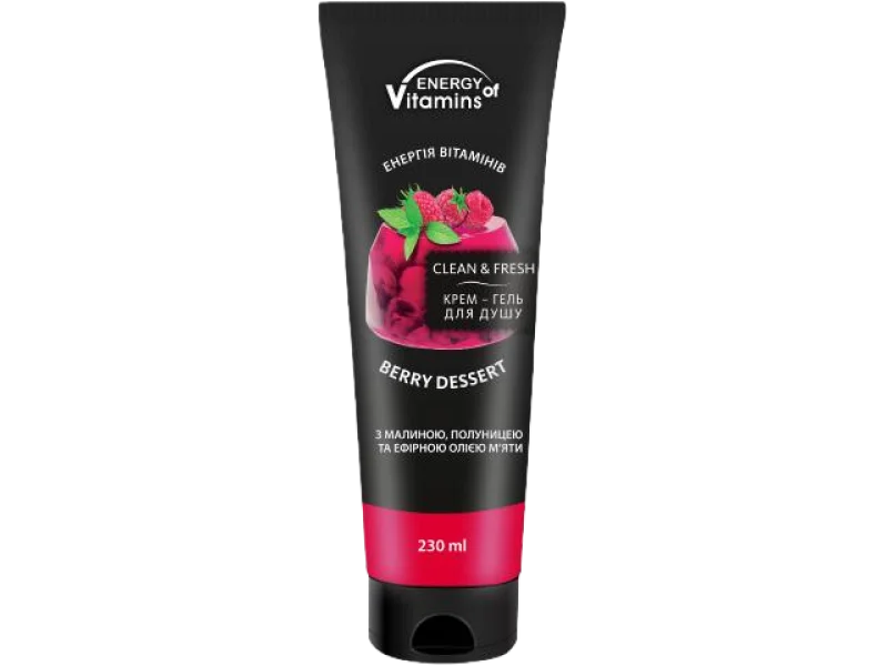 ENERGY OF VITAMINS Żel pod prysznic Berry Dessert, żel