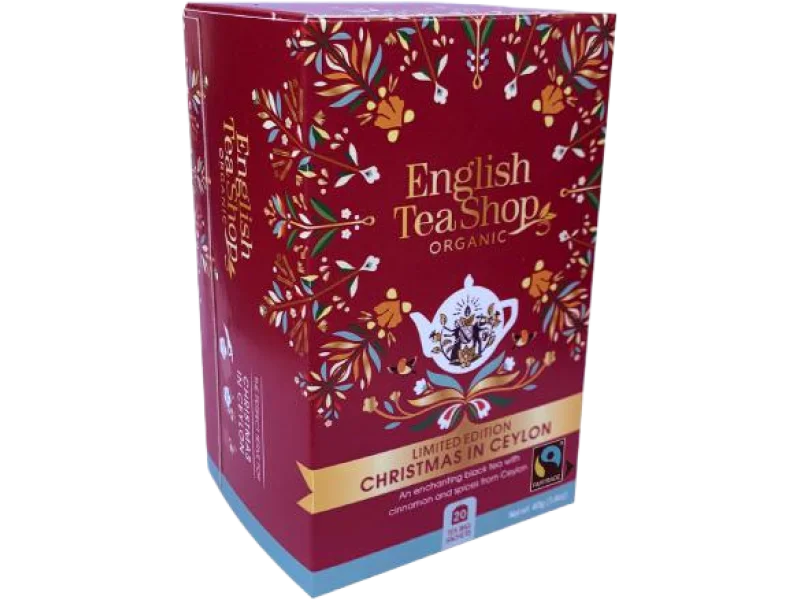 English Tea Herbata czarna ekologiczna Christmas in Ceylon, saszetki