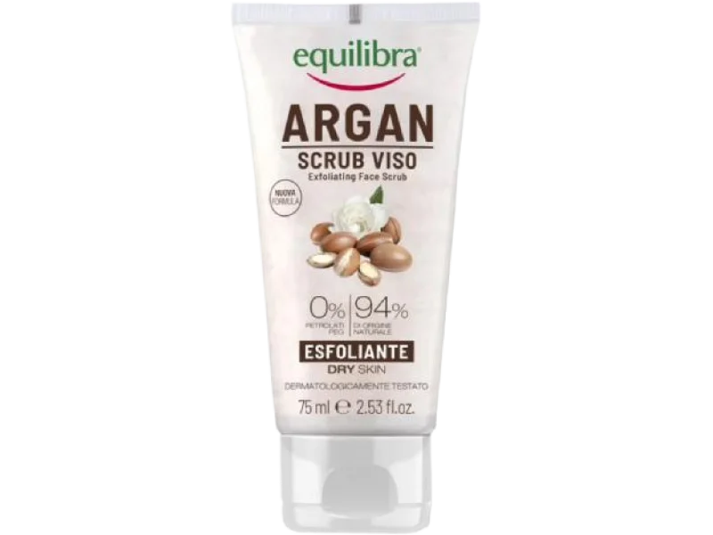Equilibra Arganowy złuszczający peeling do twarzy