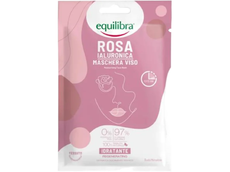 EQUILIBRA Rosa Różana rewitalizująca maska do twarzy