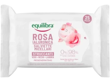 Zdjęcie produktu EQUILIBRA Rosa Różane chusteczki micelarne do demakijażu