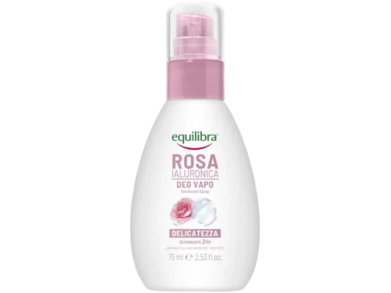 EQUILIBRA Rosa Różany dezodorant z kwasem hialuronowym, spray