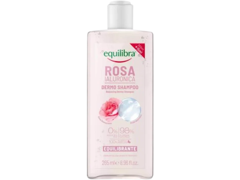 EQUILIBRA Rosa Różany szampon z kwasem hialuronowym