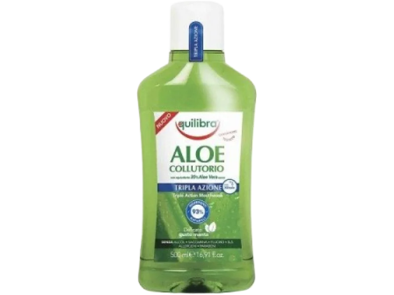 Equilibra Triple Action aloesowy płyn do płukania jamy ustnej, płyn do jamy ustnej